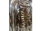 Tuba Exchange TE-410S-5 Silver 4/4 5 Rotary 4+1 Configuration