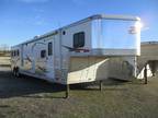 2012 Bison 16' LQ 12; Slide 3H Slant All Aluminum Stratus 831 3 horses