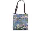 Monet's Water Lilies Modern Art Impressionism Painting Cover Tote Bag