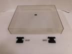 TECHNICS SL-20 & SL-23 TURNTABLE ORIGINAL DUST COVER With Hinges / Screws