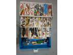 Tackle Box Full Of Vintage Fishing Lures