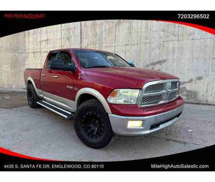 2010 Dodge Ram 1500 Quad Cab for sale is a Red 2010 Dodge Ram 1500 Quad Cab Car for Sale in Englewood CO