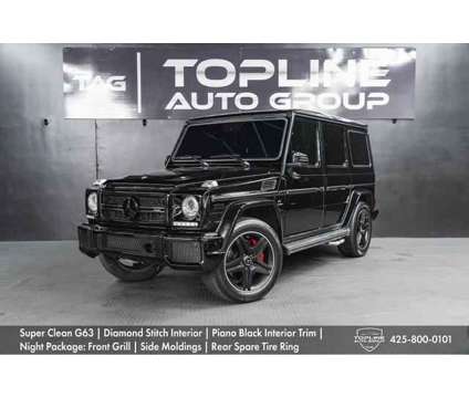 2016 Mercedes-Benz G-Class for sale is a Black 2016 Mercedes-Benz G Class Car for Sale in Kent WA