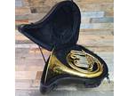 Used Getzen Elkhorn Double B-Flat to High F Descant French Horn