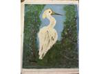 egret painting