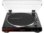 Audio-Technica AT-LP60X Fully Automatic Belt Drive Stereo Turntable Brown