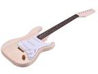 Unfinished ST Style DIY Electric Guitar Kit Basswood Body Build Your Own Guitar