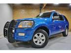 2010 Ford Explorer XLT 4.0L 4WD Red/Blue Lightbar, Partition, Console