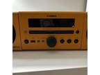 YAMAHA CRX-040 CD Receiver Micro Component. Orange. 220 V Only