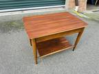 Beautiful Mid Century Modern Mersman Walnut Single Drawer Side End Table