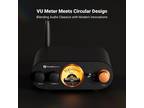 Fosi Audio MC101 Bluetooth Stereo Home Amplifier Mini with VU Meter 2.0 Vintage