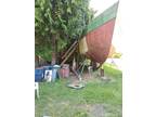 44 ft., Very Stout, Robustly built Steel Working Sailboat Hull + Extras