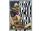 Shirley Scott Organ Jazz Acrylic Painting 18"×24"