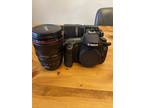 Canon EOS 60D 18.0 MP Digital SLR Camera & Canon Ultra Sonic Zoom 24-105 & Flash