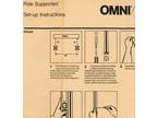 George Nelson Omni Shelf System Instructions 5 pgs, clean copy of original, MCM