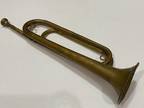 Vintage US REGULATION Brass Military Bugle Instrument