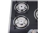 Built In 5 Burners Gas Stove Tempered Glass Kitchen Gas Burner Cooktop Gas Hob