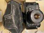 Konica Autoreflex TC Film Camera & Hexanon 40mm F1.8 Lens with Leather Case