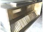 10 ft commercial Stainless steel vent hood with exhaust