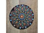 Beautiful Handmade Mandala Dot Painting Madhubani style 6x6 (Home Decor)