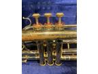 F.A. Reynolds Emperor Cornet With mouth piece & case.vintage musical instrument