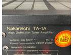 Nakamichi TA-1A High Definition Amplified Tuner