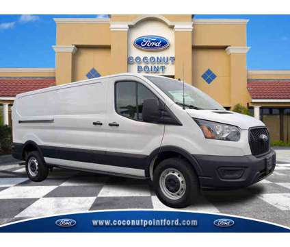 2024 Ford Transit Cargo Van Base Rear-Wheel Drive Low Roof Van 148 in. WB is a White 2024 Ford Transit Van in Estero FL