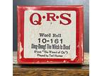 DING DONG! THE WITCH IS DEAD - QRS - from The Wizard of Oz- still sealed