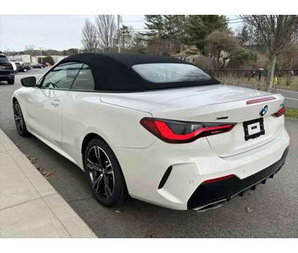 2024 BMW 4 Series xDrive is a White 2024 Convertible in Hyannis MA