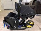 Doona Car Seat and Stroller Used Midnight Black Special Edition