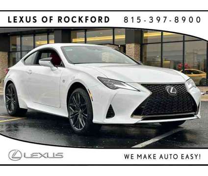 2024 Lexus RC 350 F SPORT AWD is a White 2024 Lexus RC 350 Car for Sale in Loves Park IL