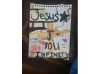 watercolor painting JESUS =Infinity