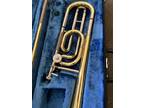 Yamaha YSL-648 TROMBONE w/ F-Attachment , original case, 3 mouth pieces and mute