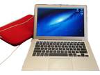 Apple MacBook Air 13.3" Laptop MC504LL/A. Bundled with removable red case