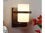 Buy White Wooden Iron Wall Light Online in India at Best Pri