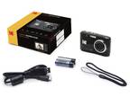 Kodak PIXPRO FZ45 Digital Camera (Black) + Black Point & Shoot Camera Case + Tra