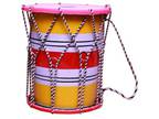8 inch Baby Dholak Musical Instrument Dholki Plastic With hand drum dhol