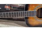 Washburn Premium Acoustic Guitar Pack Quilted Maple Top Vintage Tobacco Burst