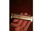 Vintage M. Hohner Germany Marine Band Harmonica No. 1896 Key of C * Original Box