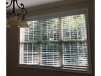 Plantation Blinds with Hardware for Doors and Windows, White, 2 Wide.