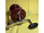 Penn Jigmaster 500SL 50th Anniversary Red Spool W/ Clamp Cleaned Serviced Nice!