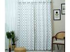 Buy Mesh Door 1 Piece Sheer Designer Curtain (Grey, 7 Feet)