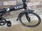 Mini Cooper Folding City Bike Bicycle Black Excellent DH19