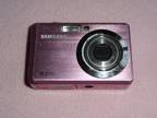 Pink Samsung SL102 10.2 megapixel Digital Camera & Battery Untested