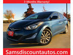 2015 Hyundai Elantra 4dr Sdn Auto SE (Ulsan Plant) w/Backup Cam LOW MILEAGE!