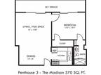 2000 Riverside Apartments - Penthouse - 1 Bedroom