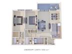 Timberlake Apartment Homes - Two Bedroom 2 Bath-1240 sqft
