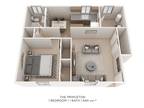 Roberts Mill Apartments and Townhomes - One Bedroom - 640 sqft