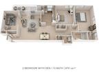 Lynbrook at Mark Center Apartment Homes - Two Bedroom 1.5 Bath w/ Den - 970 sqft