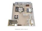 Towers of Windsor Park Apartment Homes - One Bedroom-784 sqft